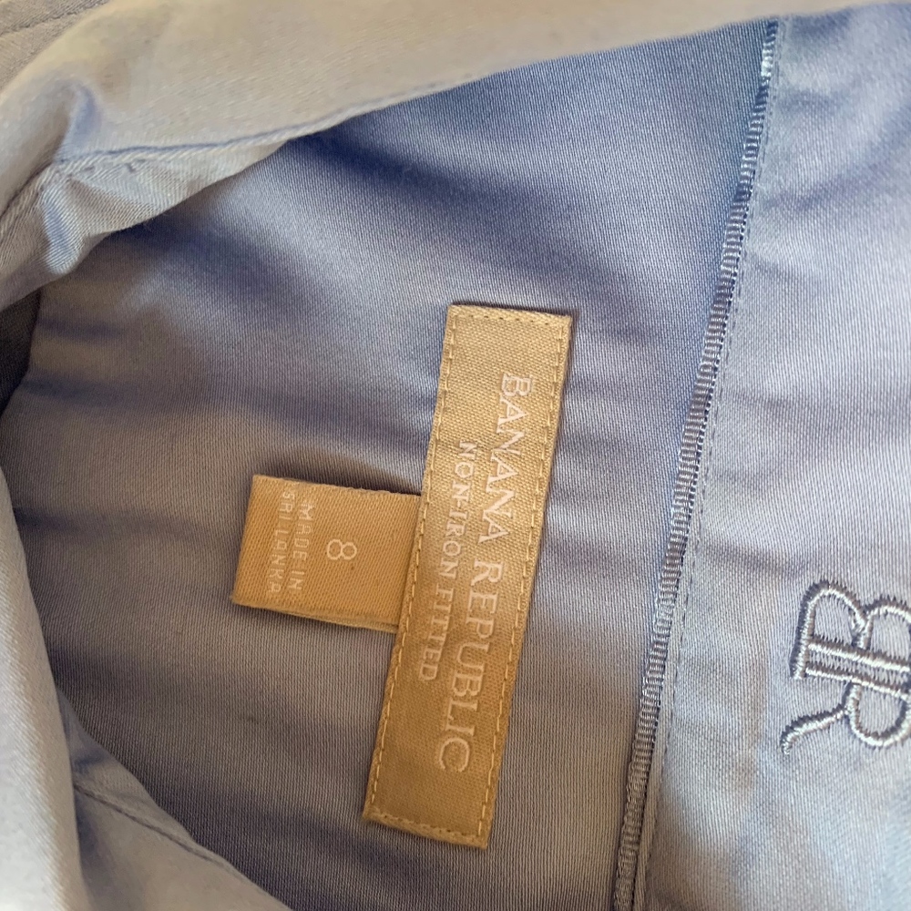 Banana Republic non iron fitted shirt 8